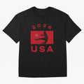 USA Soccer 2026 Player Silhouette Athletic Design Classic T-Shirt Keep the Legacy of Global Football Passion for FIFA World Cup 2026, Inspired by Cristiano Ronaldo, Haaland and CR7, Brazil, Football History, Final Match Energy, Crowd Noise and Once