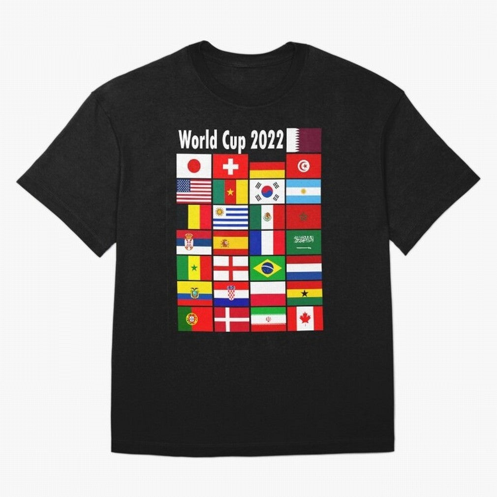 Countries Participating In The World Cup 2022 Qatar Classic T-Shirt Support the Legends of FIFA World Cup 2026 USA Canada Mexico for Fans of Mbappe and Neymar and Spain, Bringing Football History, Final Match Energy, Crowd Noise and Once in a