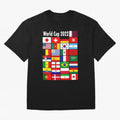 Countries Participating In The World Cup 2022 Qatar Classic T-Shirt Support the Legends of FIFA World Cup 2026 USA Canada Mexico for Fans of Mbappe and Neymar and Spain, Bringing Football History, Final Match Energy, Crowd Noise and Once in a