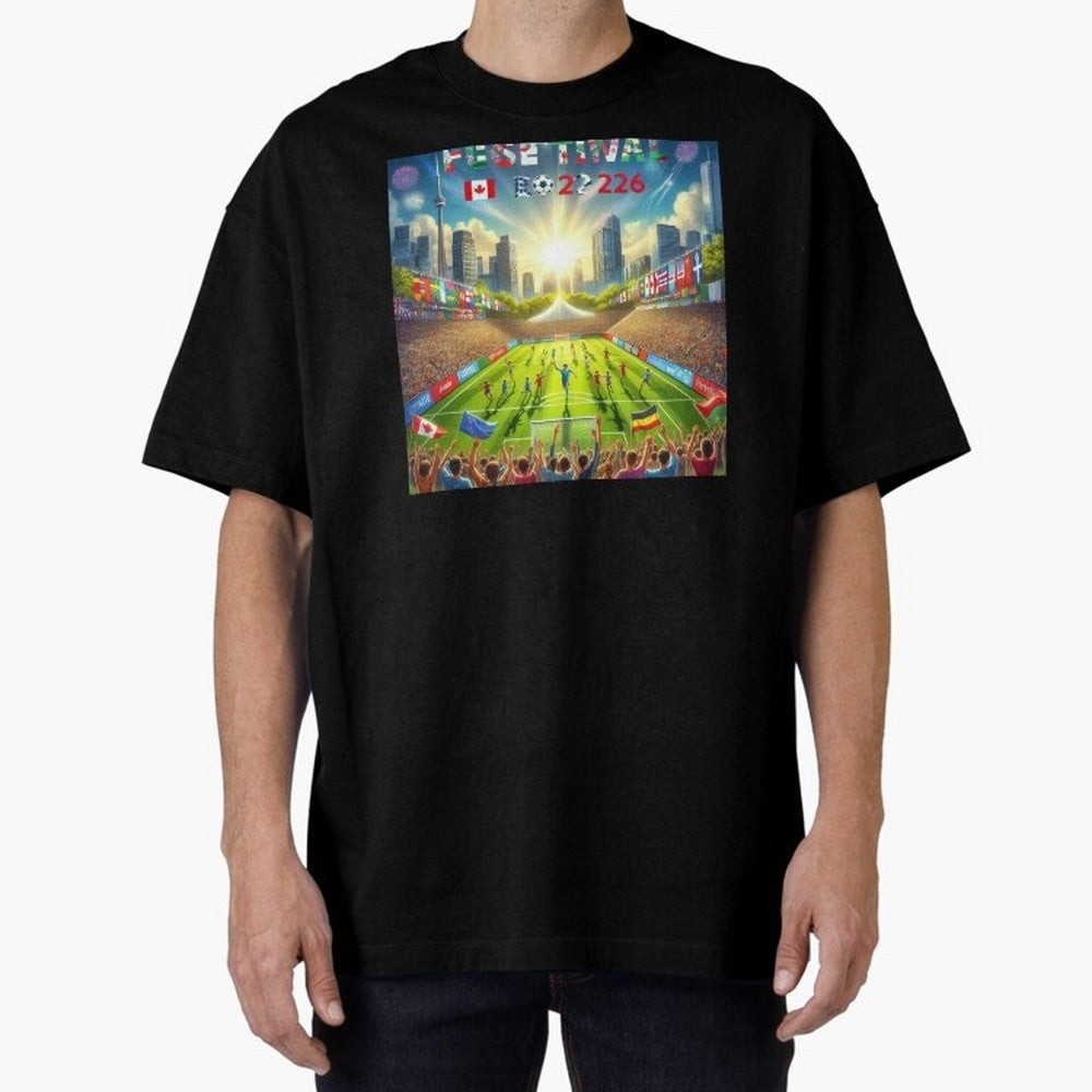 TORONTO SOCCER FESTIVAL 2026 Classic T-Shirt Bring a Vintage Feel to Global Football Passion for FIFA World Cup 2026 Group Stage, Driven by Neymar, Haaland and Cristiano Ronaldo, Germany, Stadium Chants, National Pride, Trophy Dreams and