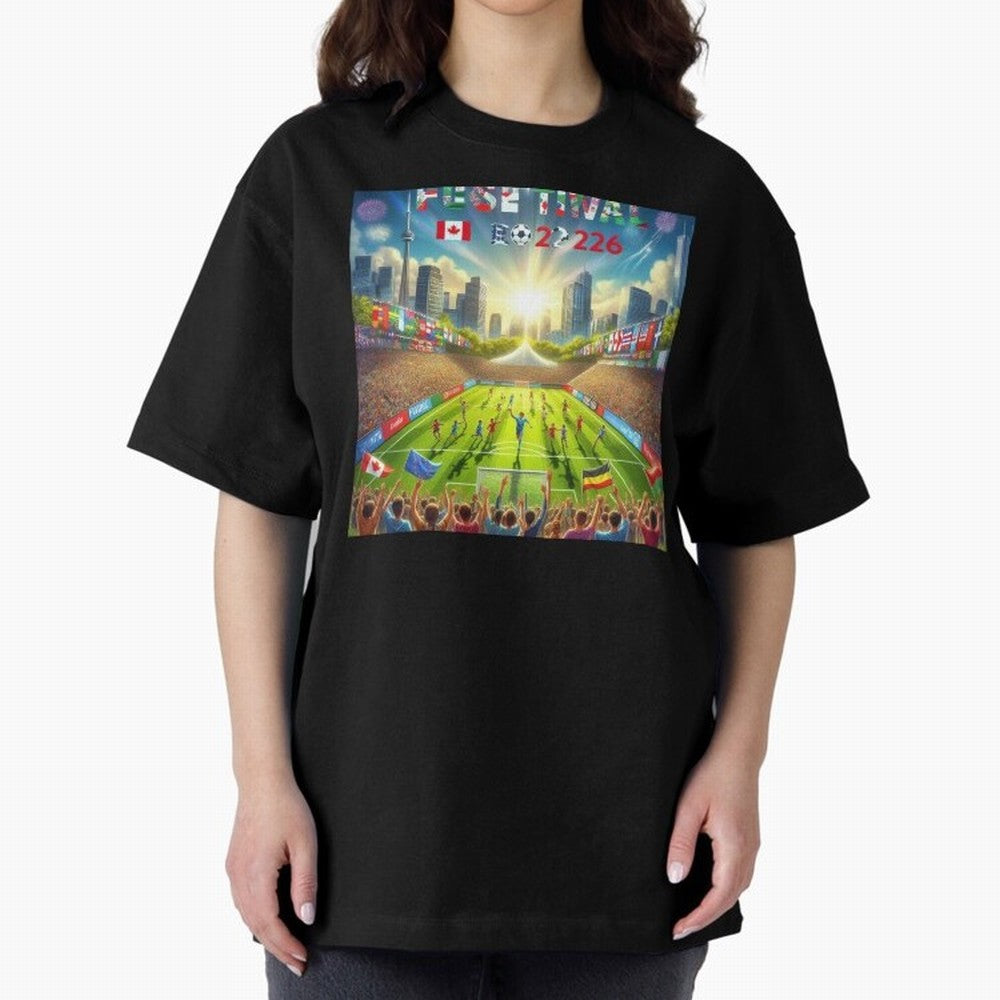 TORONTO SOCCER FESTIVAL 2026 Classic T-Shirt Bring a Vintage Feel to Global Football Passion for FIFA World Cup 2026 Group Stage, Driven by Neymar, Haaland and Cristiano Ronaldo, Germany, Stadium Chants, National Pride, Trophy Dreams and