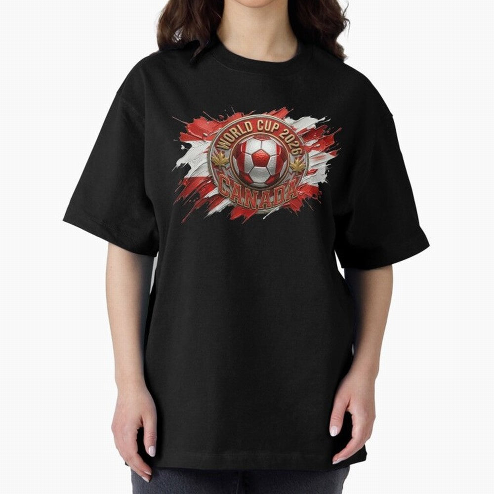 World Cup 2026 Canada Soccer Ball Paint Splash Classic T-Shirt Celebrate the Road through FIFA World Cup 2026 for Fans of Messi, CR7 and Mbappe and Argentina, Bringing Supporter Pride, Iconic Celebrations, Legendary Names and Global Match Day