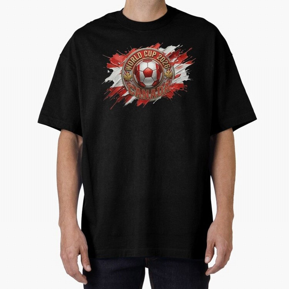 World Cup 2026 Canada Soccer Ball Paint Splash Classic T-Shirt Celebrate the Road through FIFA World Cup 2026 for Fans of Messi, CR7 and Mbappe and Argentina, Bringing Supporter Pride, Iconic Celebrations, Legendary Names and Global Match Day