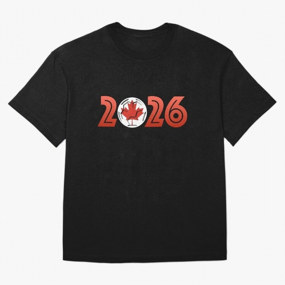 Canada Soccer 2026 Design Classic T-Shirt Build Global Football Passion for FIFA World Cup 2026 Group Stage, Made for Messi, France, Football Festival Excitement, Trophy Ambitions, Country Rivalries and Star Player Buzz; Perfect for Supporters Who