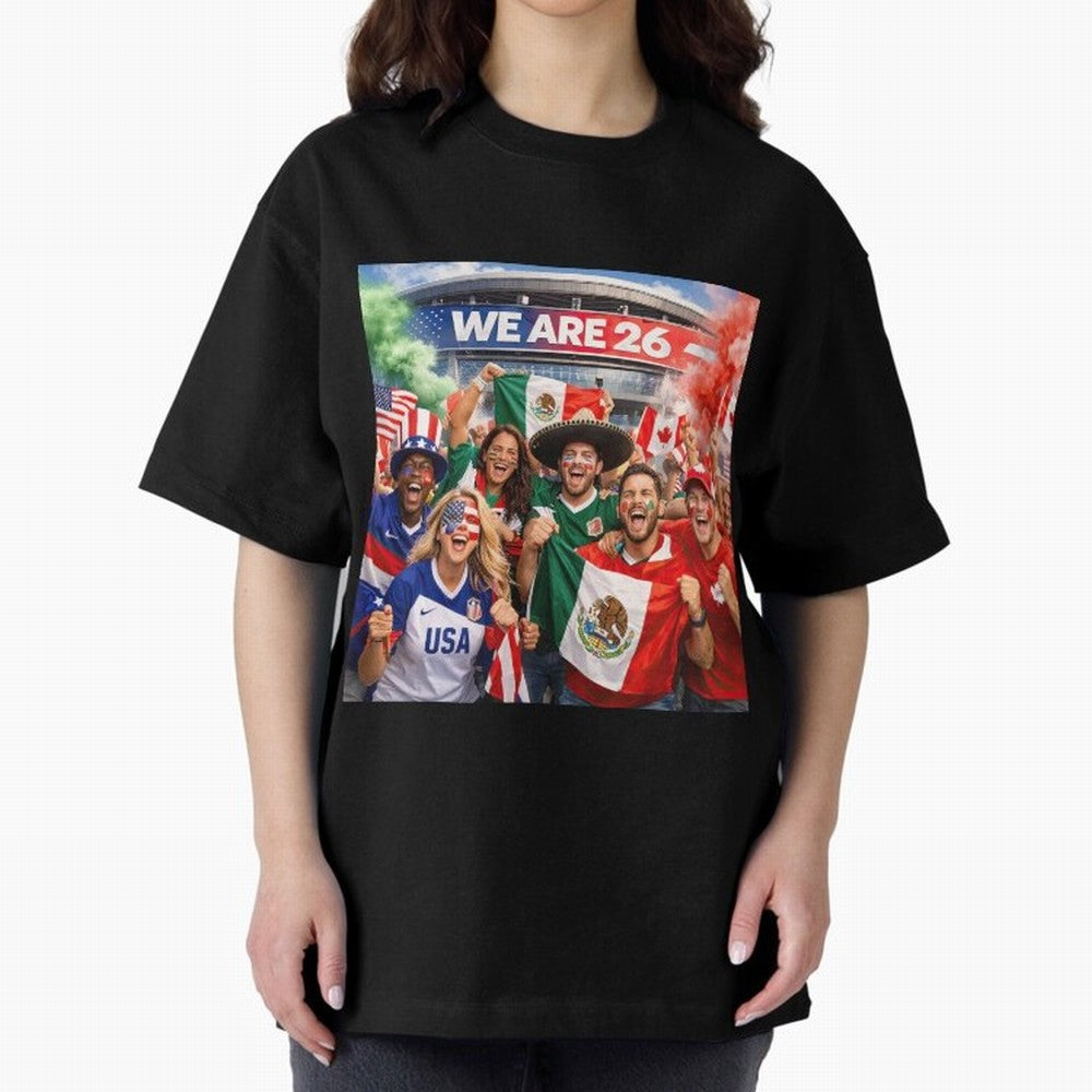 2026 FIFA World Cup Celebration Classic T-Shirt Support Your Favorite Stars during FIFA World Cup 2026 Spirit, Centered on Portugal, Spain and Germany, Cristiano Ronaldo, Match Day Excitement, Supporter Culture, Golden Goals and Global Football