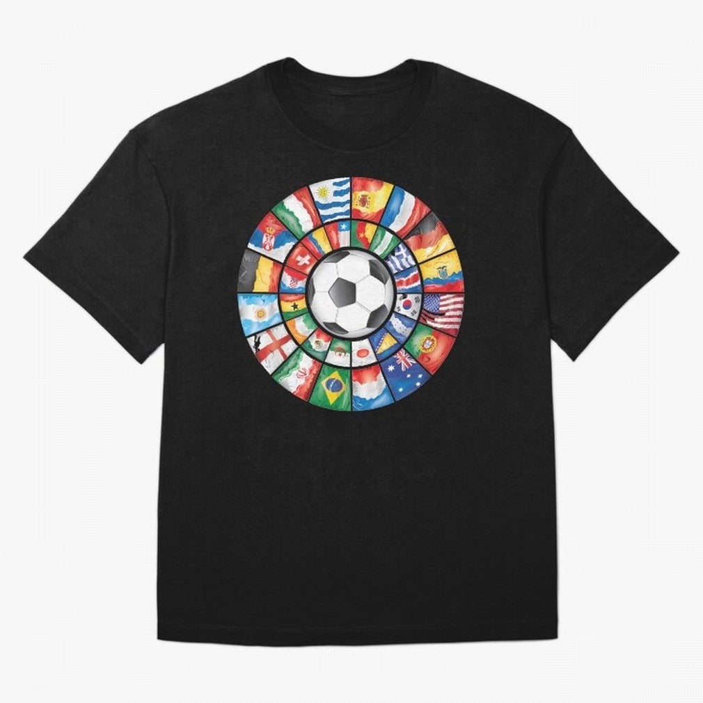 International Football Classic T-Shirt Follow the Final Road of FIFA World Cup 2026 Group Stage for Fans of Cristiano Ronaldo and Argentina and Brazil, Bringing Tournament Hype, Historic Matchups, Family Viewing Parties and Global Sports Pride;