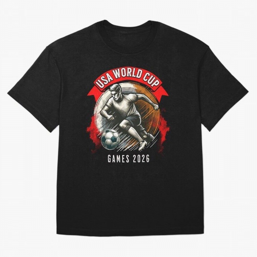 USA World Cup Classic T-Shirt Celebrate the Stars of FIFA World Cup 2026 USA Canada Mexico Spirit, Made for Brazil, Messi and Cristiano Ronaldo, Fan Favorite Moments, National Team Passion, Big Match Drama and Soccer History; Built for Supporters
