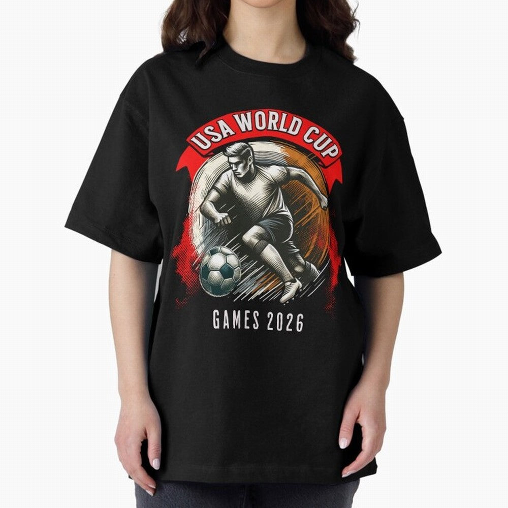 USA World Cup Classic T-Shirt Celebrate the Stars of FIFA World Cup 2026 USA Canada Mexico Spirit, Made for Brazil, Messi and Cristiano Ronaldo, Fan Favorite Moments, National Team Passion, Big Match Drama and Soccer History; Built for Supporters