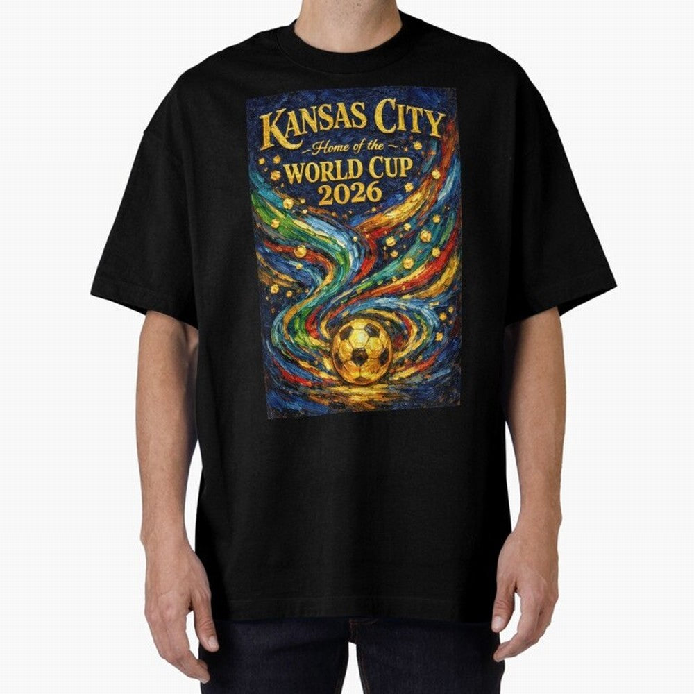 Kansas City Home of the World Cup 2026 Soccer Fan ¡ª Moody Jewel Art Print Classic T-Shirt Join the Global Buzz around Match Day Hype around FIFA World Cup 2026, Messi and Cristiano Ronaldo, England, France and Netherlands, Retro Football Energy,