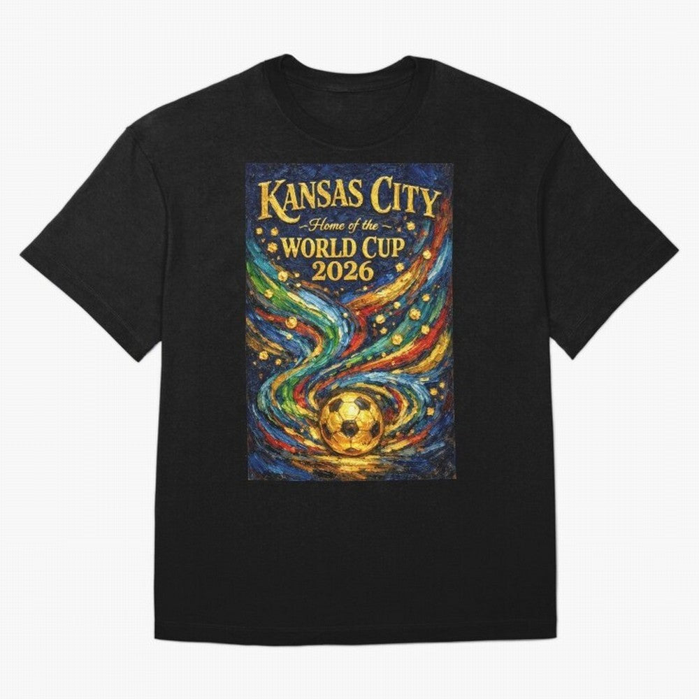 Kansas City Home of the World Cup 2026 Soccer Fan ¡ª Moody Jewel Art Print Classic T-Shirt Join the Global Buzz around Match Day Hype around FIFA World Cup 2026, Messi and Cristiano Ronaldo, England, France and Netherlands, Retro Football Energy,
