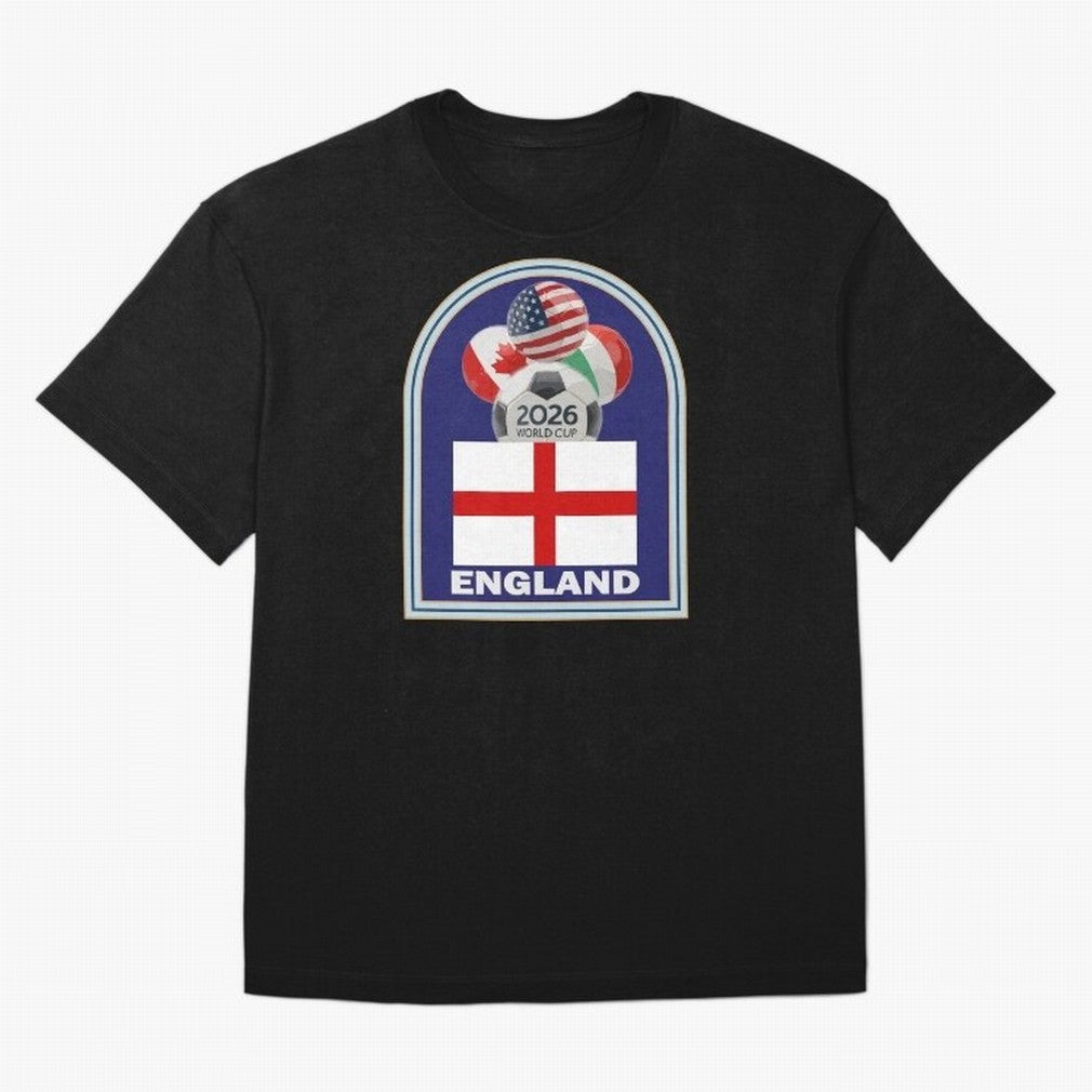 England 2026 Soccer T-shirt Classic T-Shirt Share FIFA World Cup 2026 USA Canada Mexico Spirit, Built around Brazil, Portugal and Argentina, Messi, Fan Favorite Moments, National Team Passion, Big Match Drama and Soccer History; Made for Die Hard