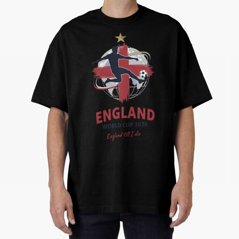 England - World Cup 2026 Fan Art Classic T-Shirt Capture Match Day Hype around FIFA World Cup 2026 Group Stage, Mbappe and Neymar, Brazil, Portugal and Argentina, Soccer Culture, Superstar Moments, National Team Dreams and Competitive Fire; Great