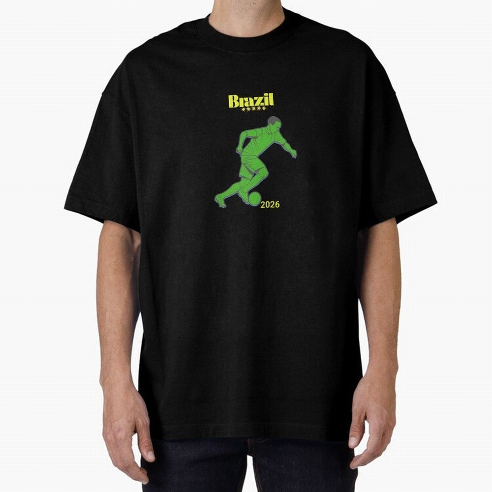 Brazil Soccer Classic T-Shirt Keep Football History Alive during Global Football Passion for FIFA World Cup 2026 Group Stage, Highlighting Cristiano Ronaldo, Haaland and CR7, Argentina, Goal Celebration Energy, Supporter Heritage, Football Icons