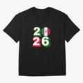Mexico 2026 Soccer Ball Classic T-Shirt Make Memories around the FIFA World Cup 2026 USA Canada Mexico Journey through Messi and Cristiano Ronaldo Highlights, Portugal Pride, Champion Mindset, Group Stage Buzz, Knockout Tension and Passionate Fan