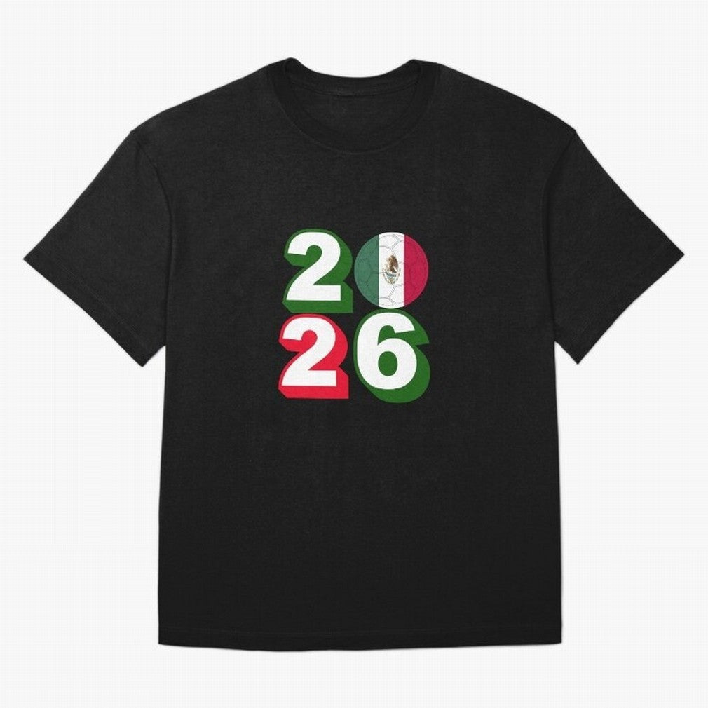 Mexico 2026 Soccer Ball Classic T-Shirt Make Memories around the FIFA World Cup 2026 USA Canada Mexico Journey through Messi and Cristiano Ronaldo Highlights, Portugal Pride, Champion Mindset, Group Stage Buzz, Knockout Tension and Passionate Fan