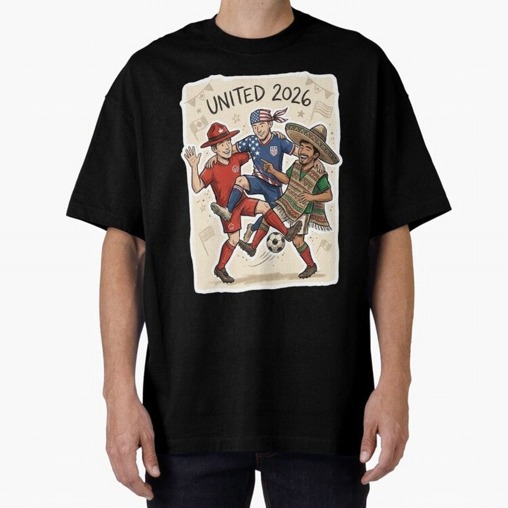 USA Canada Mexico Football Fans Classic T-Shirt Feel FIFA World Cup 2026 for Fans of Cristiano Ronaldo, Haaland and CR7 and Argentina, Bringing Football History, Final Match Energy, Crowd Noise and Once in a Lifetime Moments; Great for Supporters