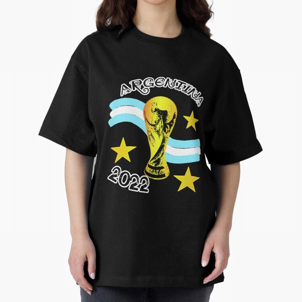 Argentina 2022 Classic T-Shirt Share FIFA World Cup 2026 Group Stage Connected to Haaland and Mbappe, Argentina and Brazil Energy, Worldwide Fan Energy, Dramatic Goals, Stadium Lights and Championship Celebrations; Created for Match Day Parties,