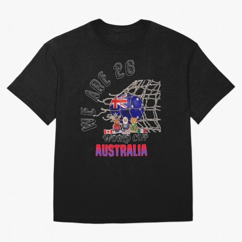 World cup 26 - Australia Classic T-Shirt Support Your Favorite Stars during FIFA World Cup 2026 for Fans of Messi and Cristiano Ronaldo and Brazil, Portugal and Argentina, Bringing Goal Celebration Energy, Supporter Heritage, Football Icons and