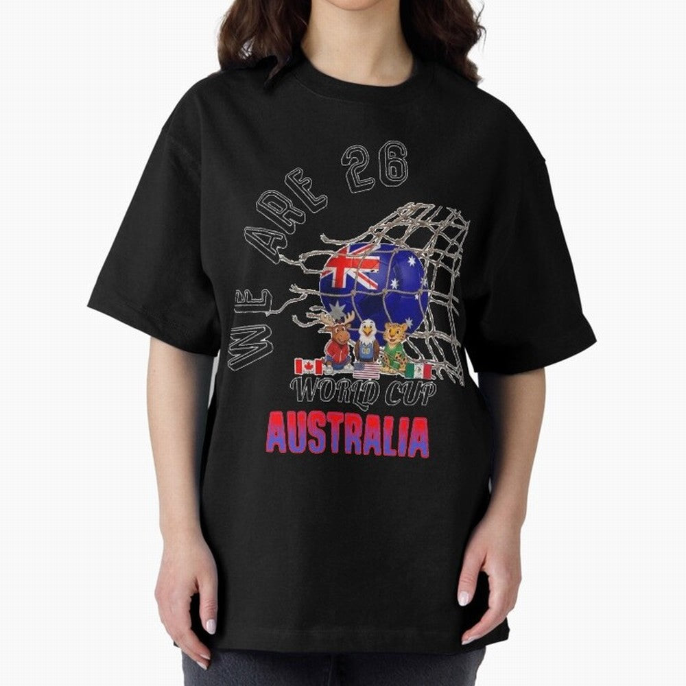 World cup 26 - Australia Classic T-Shirt Support Your Favorite Stars during FIFA World Cup 2026 for Fans of Messi and Cristiano Ronaldo and Brazil, Portugal and Argentina, Bringing Goal Celebration Energy, Supporter Heritage, Football Icons and