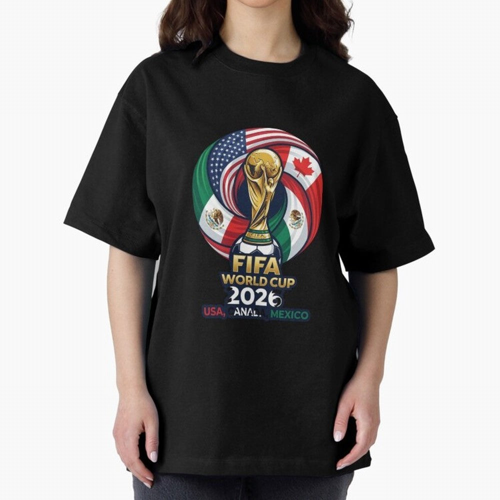 Glossy Host Nations Trophy Shield Classic T-Shirt Make Memories around FIFA World Cup 2026 Group Stage for Fans of Haaland and Spain, Bringing Supporter Pride, Iconic Celebrations, Legendary Names and Global Match Day Energy; Perfect for Supporters