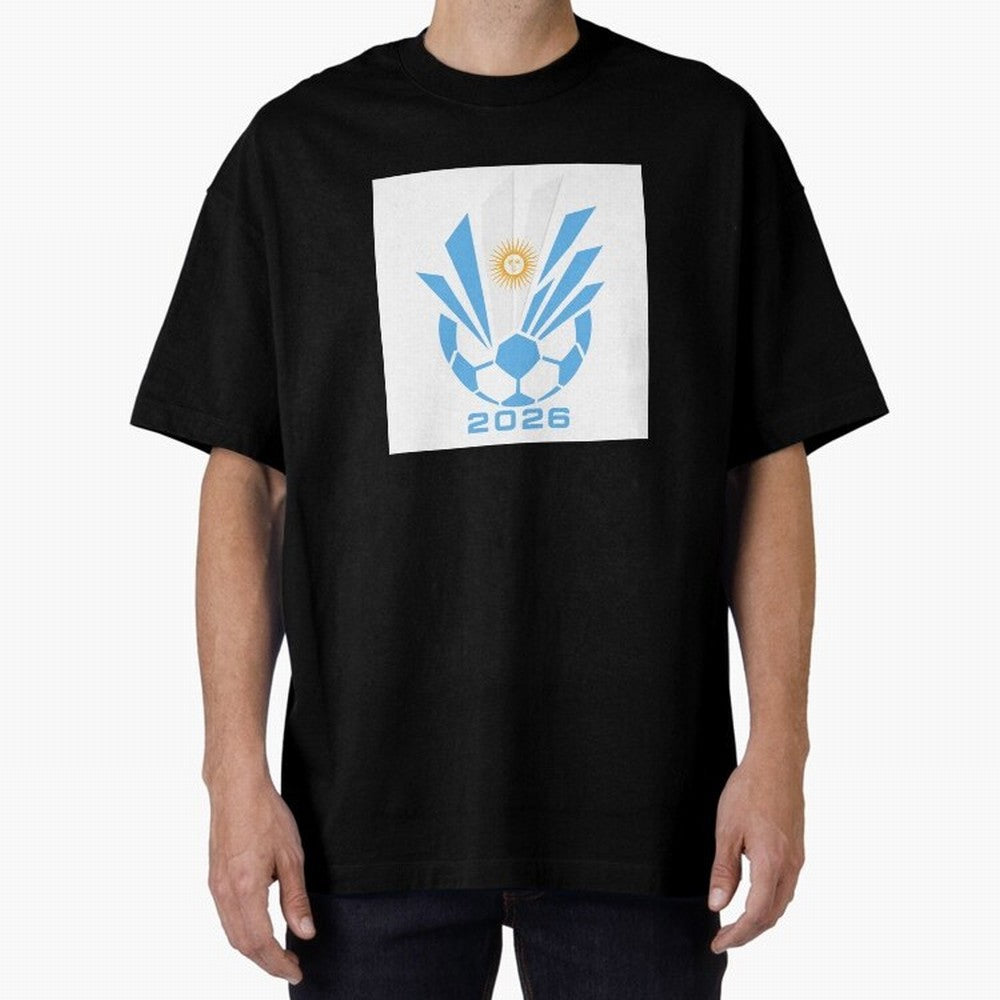 Argentina Soccer 2026 Sun Burst Emblem Classic T-Shirt Relive Legendary Nights from Match Day Hype around FIFA World Cup 2026, Messi, Germany, Championship Spirit, Famous Goals, Roaring Crowds and International Football Unity; Created for Match Day
