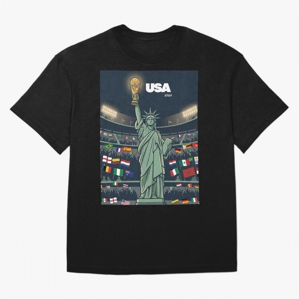 World Cup USA 2026 Classic T-Shirt Show Fan Pride Across FIFA World Cup 2026 Group Stage for Fans of Neymar, Haaland and Cristiano Ronaldo and Portugal, Spain and Germany, Bringing Football Festival Excitement, Trophy Ambitions, Country Rivalries