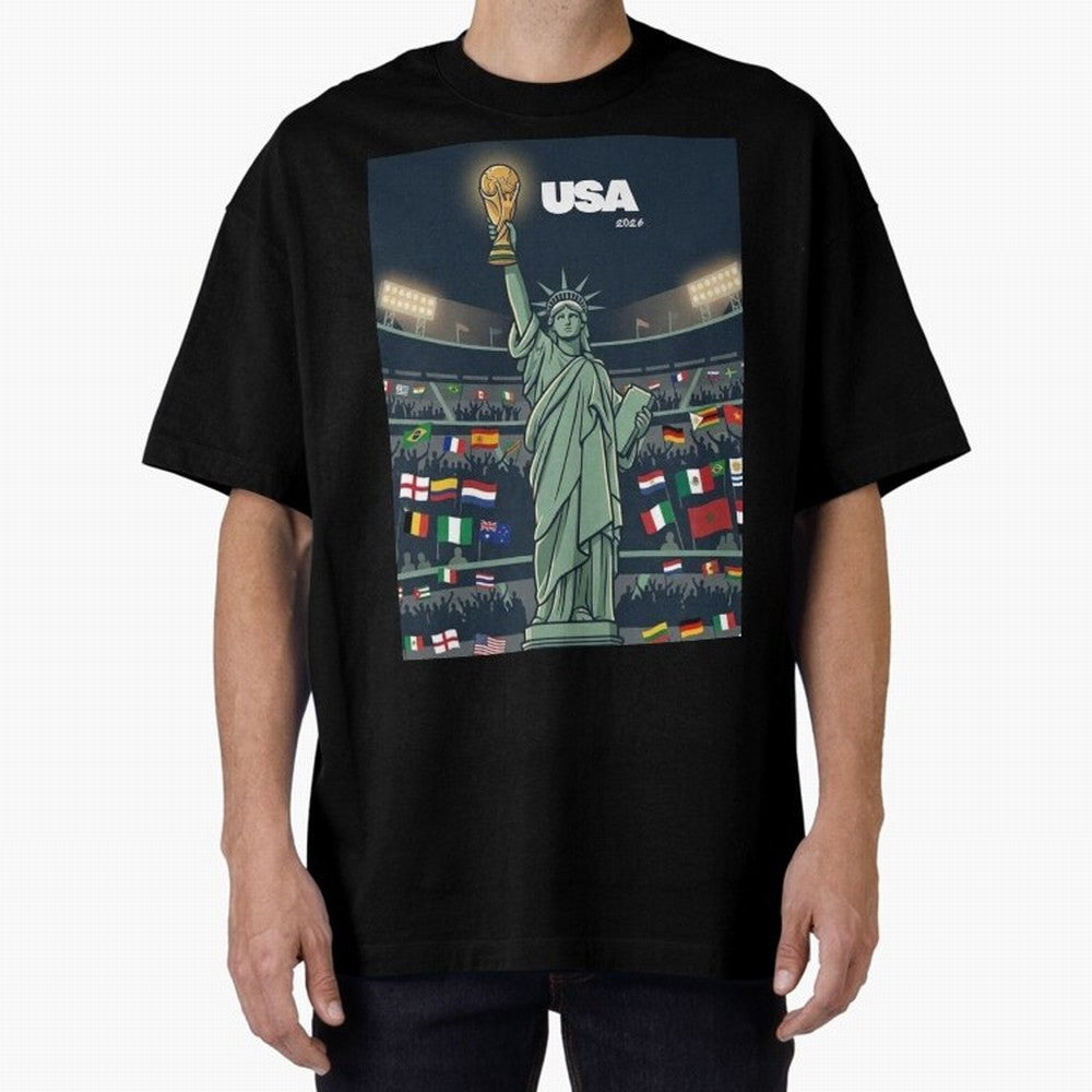 World Cup USA 2026 Classic T-Shirt Show Fan Pride Across FIFA World Cup 2026 Group Stage for Fans of Neymar, Haaland and Cristiano Ronaldo and Portugal, Spain and Germany, Bringing Football Festival Excitement, Trophy Ambitions, Country Rivalries