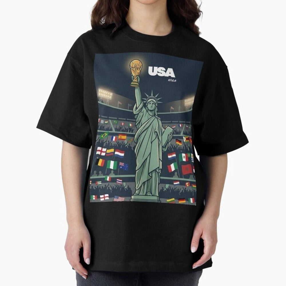 World Cup USA 2026 Classic T-Shirt Show Fan Pride Across FIFA World Cup 2026 Group Stage for Fans of Neymar, Haaland and Cristiano Ronaldo and Portugal, Spain and Germany, Bringing Football Festival Excitement, Trophy Ambitions, Country Rivalries