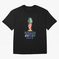 World Cup United 2026 Mexico USA Canada Soccer Design Classic T-Shirt Celebrate Fan Culture around FIFA World Cup 2026 Group Stage Spirit, Centered on Portugal, Messi, Vintage Soccer Flavor, Modern Football Stars, National Flags and Final Night