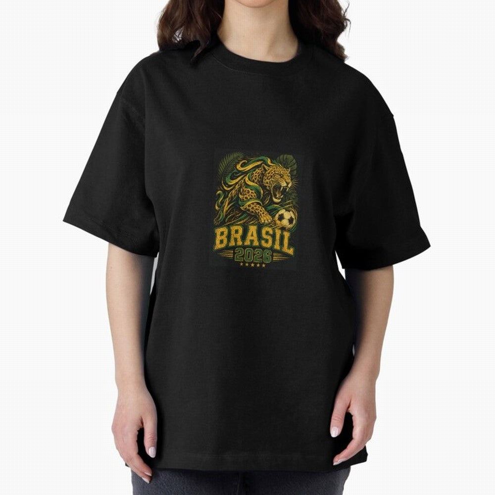 Samba Flame - Brasil World Cup 2026 Fan shirt Classic T-Shirt Represent Football Lovers during Global Football Passion for FIFA World Cup 2026, Capturing Messi, Brazil, Portugal and Argentina, Championship Spirit, Famous Goals, Roaring Crowds and