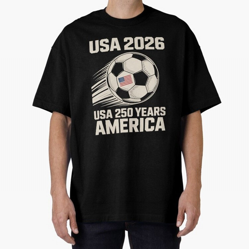 Usa 2026 Soccer 250 Years Women Kids 4th of July Classic T-Shirt Relive FIFA World Cup 2026 USA Canada Mexico for Fans of Messi and France, Bringing Stadium Memories, Football Loyalty, International Chants and Championship Tradition; Great for