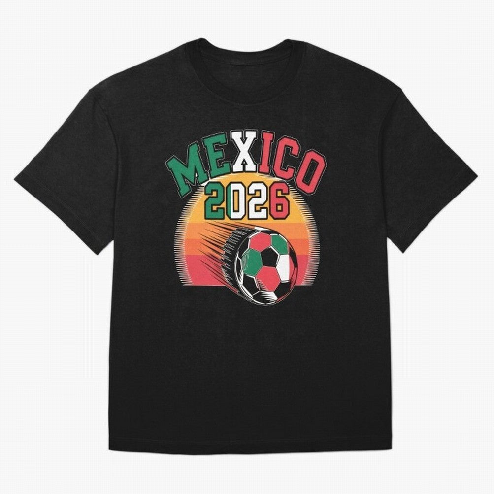 Mexico 2026 Vintage Soccer Shirt Retro Futbol Fan Tee Classic T-Shirt Bring Supporter Culture to FIFA World Cup 2026 Spirit, Celebrating England, France and Netherlands, Messi, Tournament Hype, Historic Matchups, Family Viewing Parties and Global