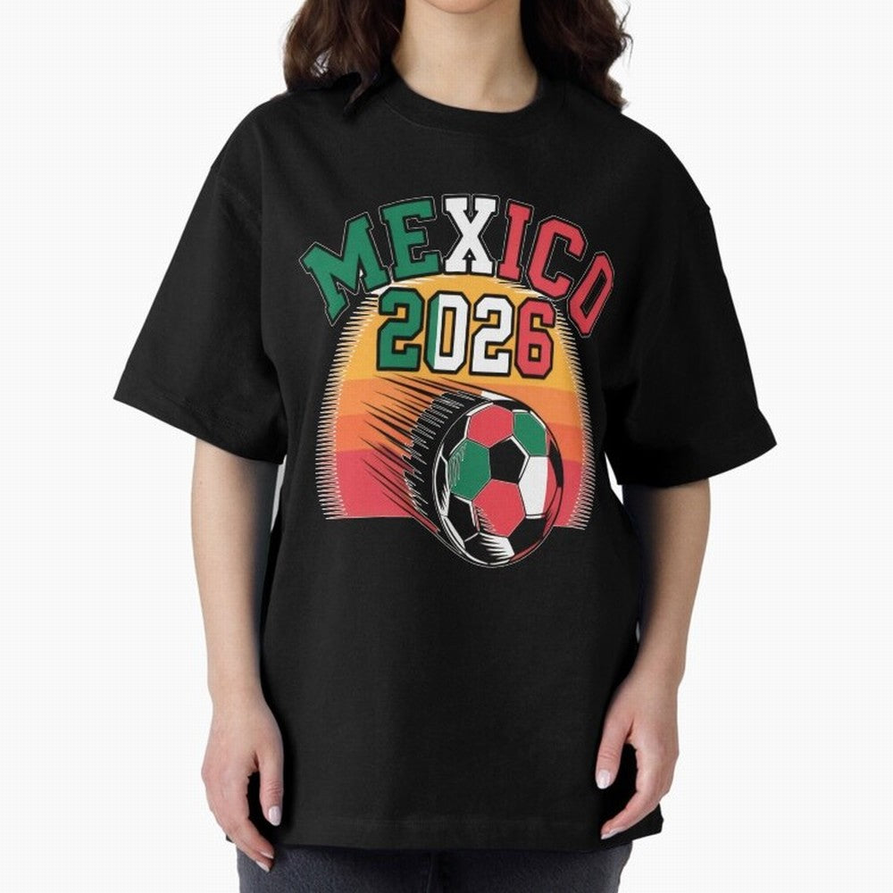 Mexico 2026 Vintage Soccer Shirt Retro Futbol Fan Tee Classic T-Shirt Bring Supporter Culture to FIFA World Cup 2026 Spirit, Celebrating England, France and Netherlands, Messi, Tournament Hype, Historic Matchups, Family Viewing Parties and Global