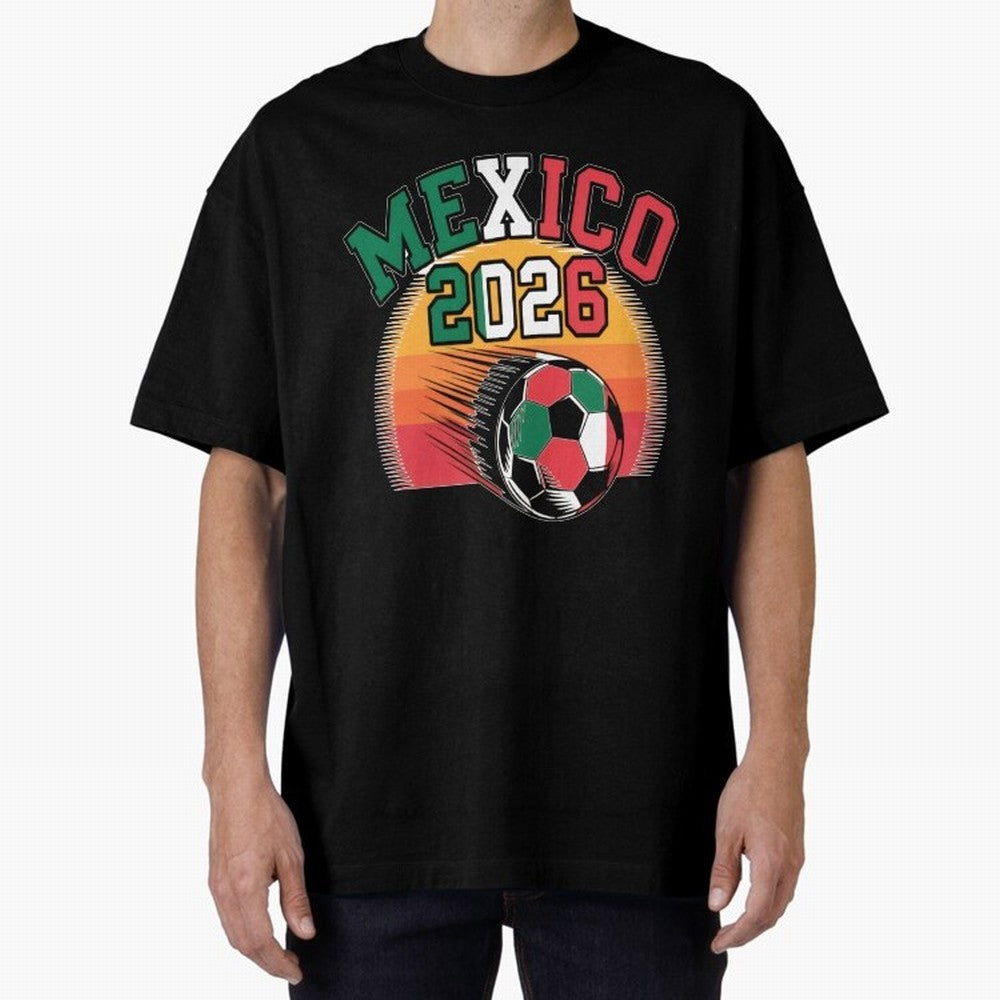 Mexico 2026 Vintage Soccer Shirt Retro Futbol Fan Tee Classic T-Shirt Bring Supporter Culture to FIFA World Cup 2026 Spirit, Celebrating England, France and Netherlands, Messi, Tournament Hype, Historic Matchups, Family Viewing Parties and Global