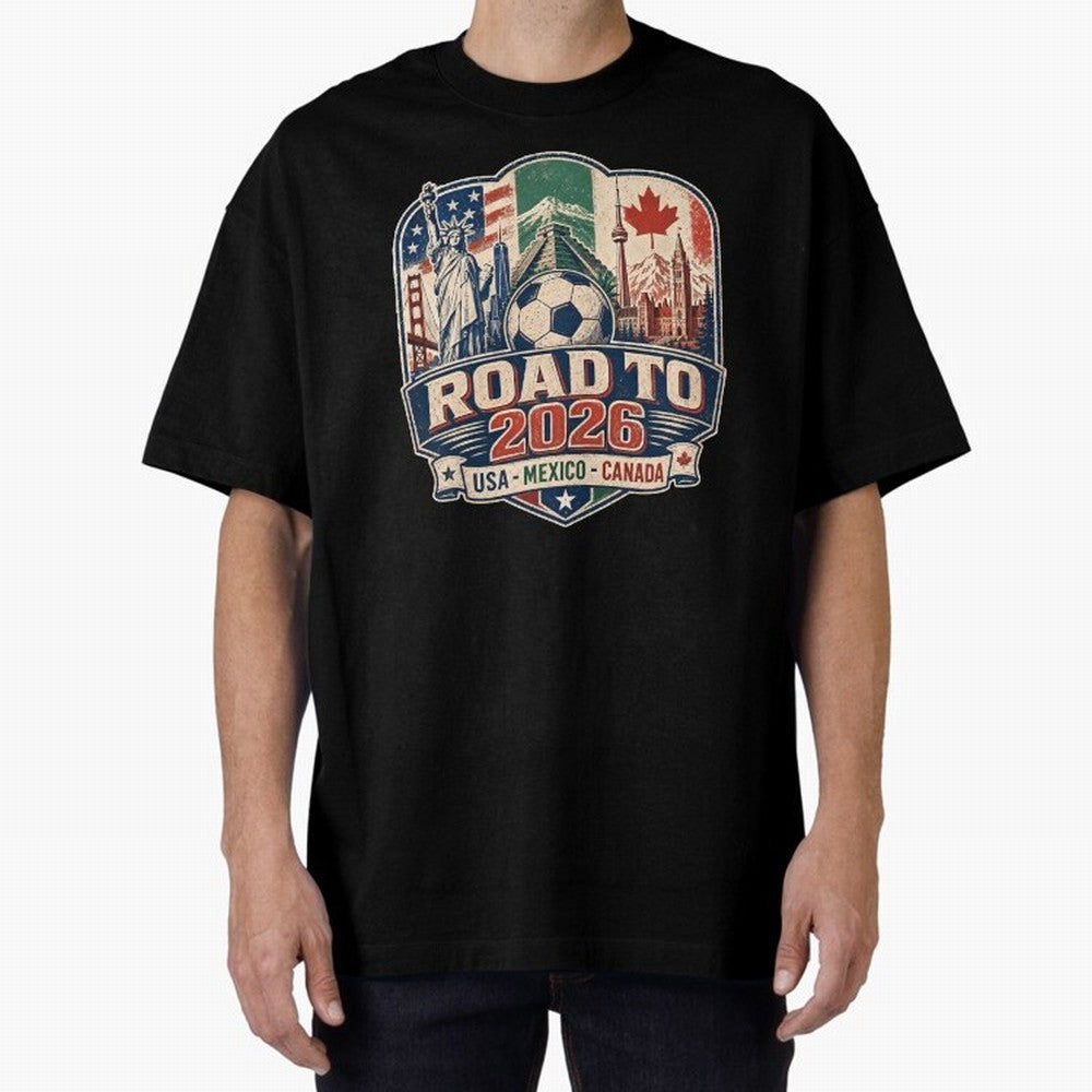 Football 2026 USA Mexico Canada Soccer Championship Fan Art Classic T-Shirt Keep Football History Alive during the FIFA World Cup 2026 USA Canada Mexico Journey through Messi and Cristiano Ronaldo Highlights, Portugal, Spain and Germany Pride,
