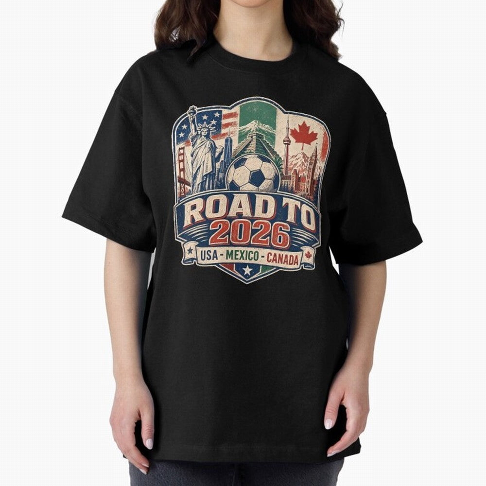 Football 2026 USA Mexico Canada Soccer Championship Fan Art Classic T-Shirt Keep Football History Alive during the FIFA World Cup 2026 USA Canada Mexico Journey through Messi and Cristiano Ronaldo Highlights, Portugal, Spain and Germany Pride,