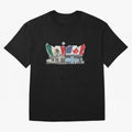 2026 World Cup Opening & Final ¨C Azteca Stadium Mexico & MetLife Stadium USA ¨C Football Design with Mexican, Canadian & US Flags Classic T-Shirt Experience the Global Stage of FIFA World Cup 2026 for Fans of Mbappe and Neymar and Portugal, Spain