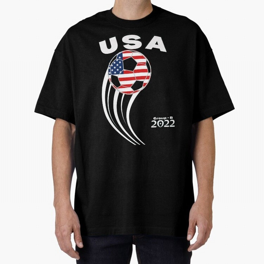 World Cup 2022 Team USA Classic T-Shirt Show Up for the Glory of FIFA World Cup 2026 Group Stage Spirit, Made for France and Portugal, Messi, Neymar and Mbappe, Championship Spirit, Famous Goals, Roaring Crowds and International Football Unity;