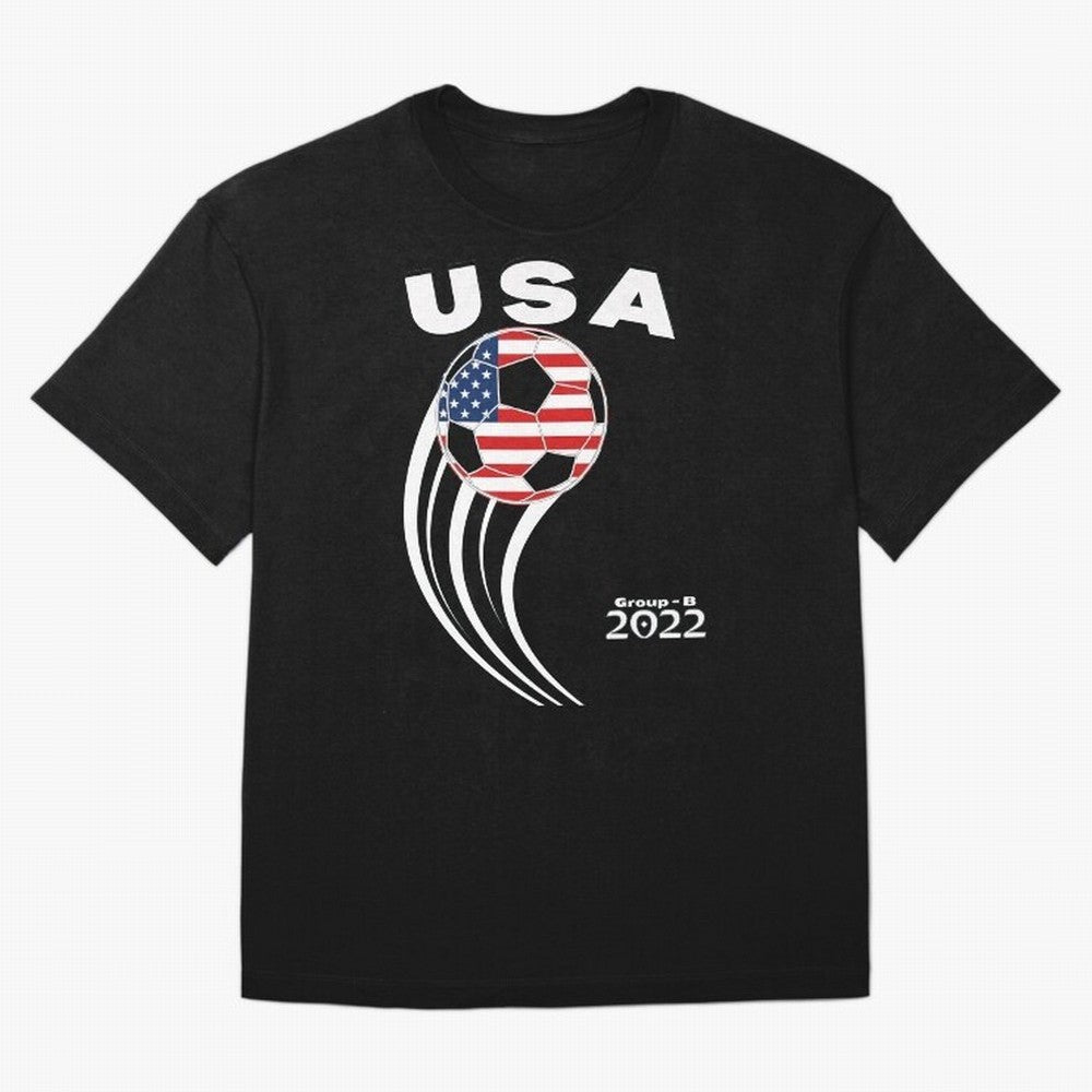 World Cup 2022 Team USA Classic T-Shirt Show Up for the Glory of FIFA World Cup 2026 Group Stage Spirit, Made for France and Portugal, Messi, Neymar and Mbappe, Championship Spirit, Famous Goals, Roaring Crowds and International Football Unity;