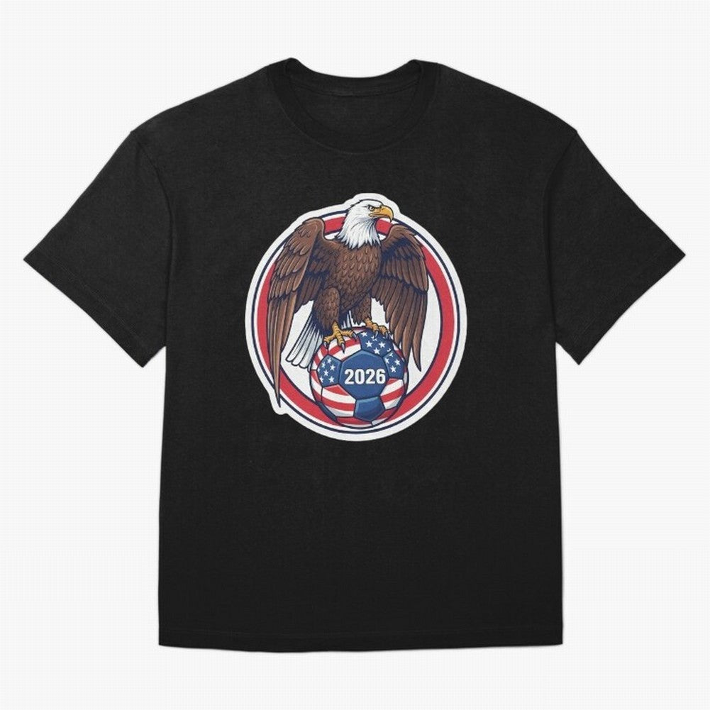 USA Eagle Soccer 2026 ¨C American Pride Football Design Classic T-Shirt Show Your Stadium Side during the FIFA World Cup 2026 USA Canada Mexico Journey through Messi Highlights, Argentina Pride, Game Day Rituals, Football Legends, Country Pride and