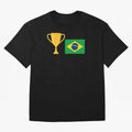 Brazil Soccer Team Fan Football Brazilian Flag 2022 T-Shirt - Brazil T shirt Soccer - Brazil Flag Vintage - Brazilian Classic T-Shirt Keep the Legacy of FIFA World Cup 2026 Group Stage Featuring Cristiano Ronaldo, Haaland and CR7, Germany Energy,