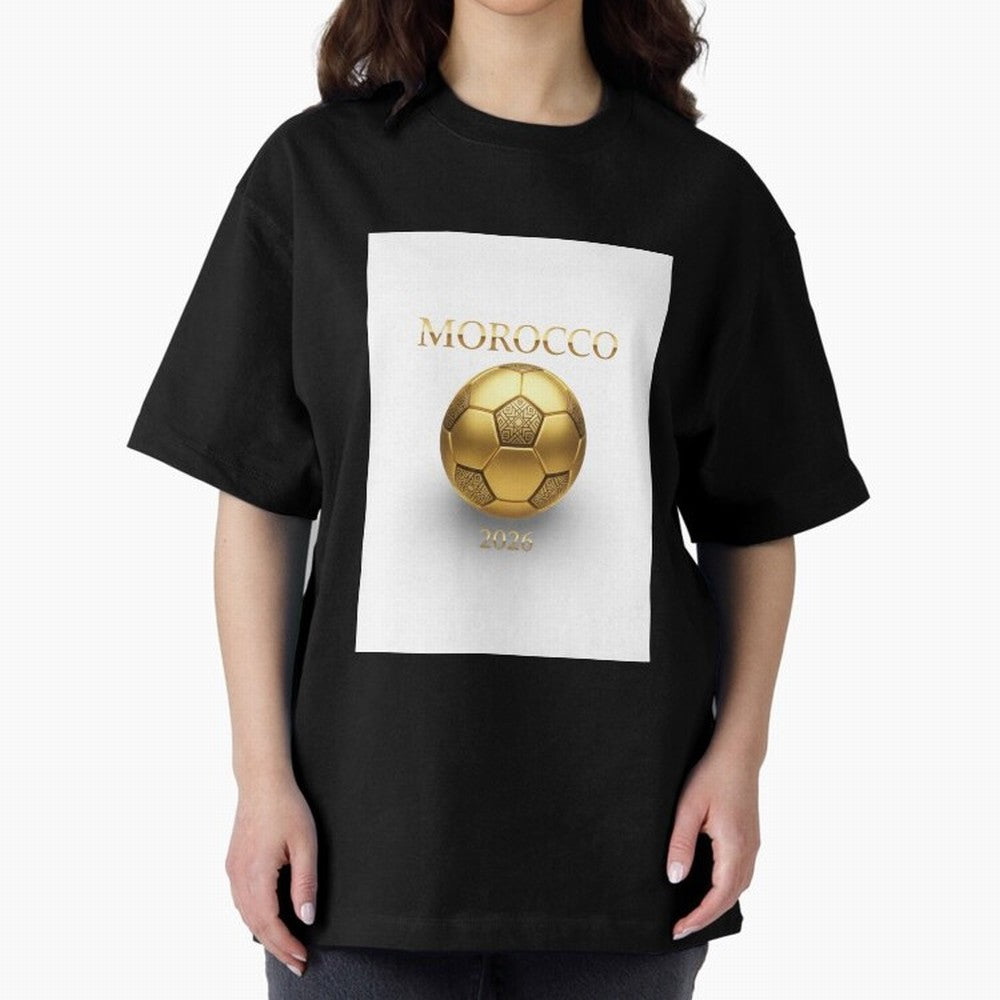 Copy of Morocco 2026 World Cup - Traditional Zellige Football Design Classic T-Shirt Join Supporters Worldwide for FIFA World Cup 2026 Group Stage Spirit, Capturing Portugal, Spain and Germany, Messi and Cristiano Ronaldo, Stadium Chants, National
