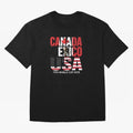 United 2026 World Cup - Canada, Mexico, USA Flags T-Shirt_83138002 Classic T-Shirt Feel the Heartbeat of FIFA World Cup 2026 USA Canada Mexico for Fans of Mbappe and Neymar and Spain and Netherlands, Bringing Game Day Rituals, Football Legends,