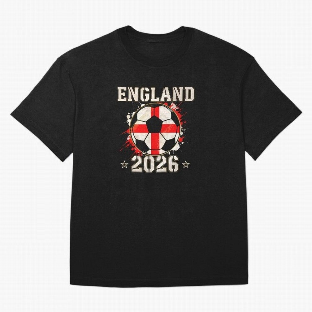 Front Print England Soccer World Cup 2026 - English Fan Gift T-Shirt_84562392 Classic T-Shirt Elevate Match Day Hype around FIFA World Cup 2026, CR7, England and Germany, Supporter Pride, Iconic Celebrations, Legendary Names and Global Match Day