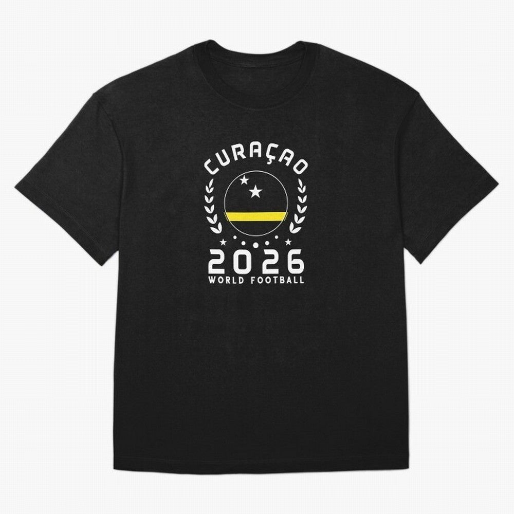 World Cup 2026 Curacao Football Fan Curacaoan Supporter T-Shirt_85310550 Classic T-Shirt Bring Trophy Dreams to FIFA World Cup 2026 USA Canada Mexico for Fans of Messi and Cristiano Ronaldo and France, Bringing Global Supporter Spirit, Legendary