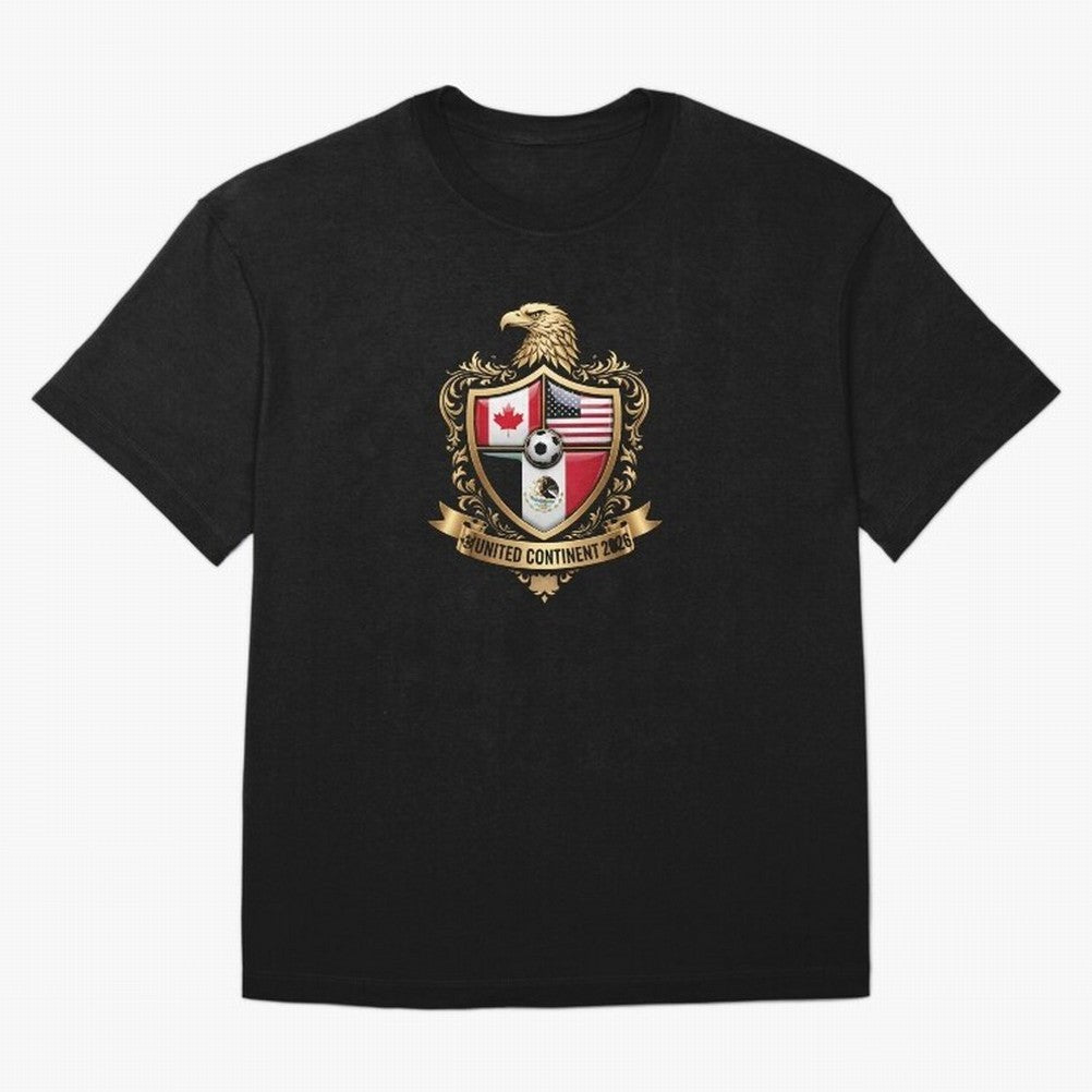 Golden Continental Eagle Soccer World Cup Crest 2026 T-Shirt_83050983 Classic T-Shirt Celebrate Unforgettable Nights in FIFA World Cup 2026 for Fans of Neymar and Brazil, Bringing Stadium Chants, National Pride, Trophy Dreams and Unforgettable
