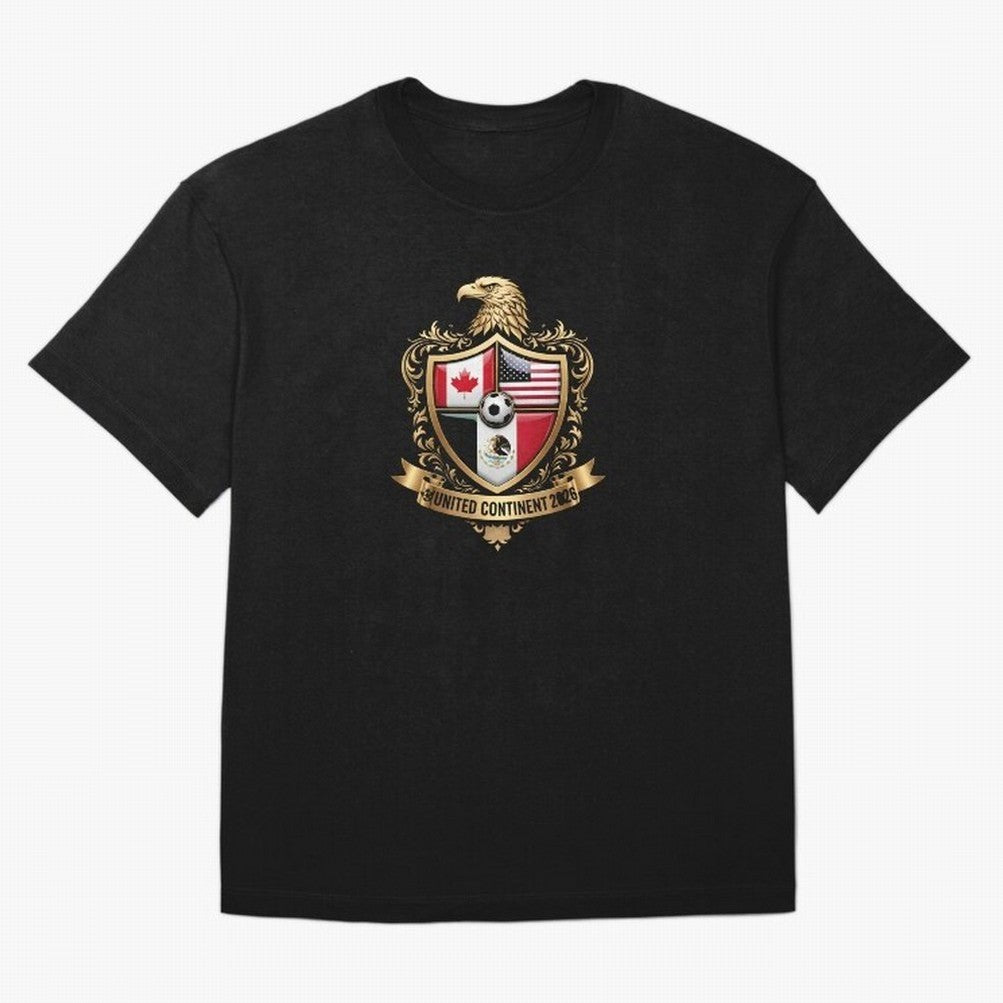 Golden Continental Eagle Soccer World Cup Crest 2026 T-Shirt_83050983 Classic T-Shirt Build FIFA World Cup 2026 Group Stage Spirit, Made for Netherlands, Messi, Soccer Culture, Superstar Moments, National Team Dreams and Competitive Fire; Perfect