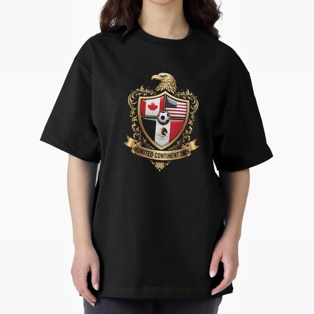 Golden Continental Eagle Soccer World Cup Crest 2026 T-Shirt_83050983 Classic T-Shirt Build FIFA World Cup 2026 Group Stage Spirit, Made for Netherlands, Messi, Soccer Culture, Superstar Moments, National Team Dreams and Competitive Fire; Perfect