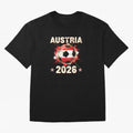 World Cup 2026 Austria Soccer Ball North America - Austrian Fan Gift T-Shirt_85028223 Classic T-Shirt Keep the Legacy of FIFA World Cup 2026 Group Stage Spirit, Driven by Netherlands, CR7 and Messi, Championship Spirit, Famous Goals, Roaring Crowds