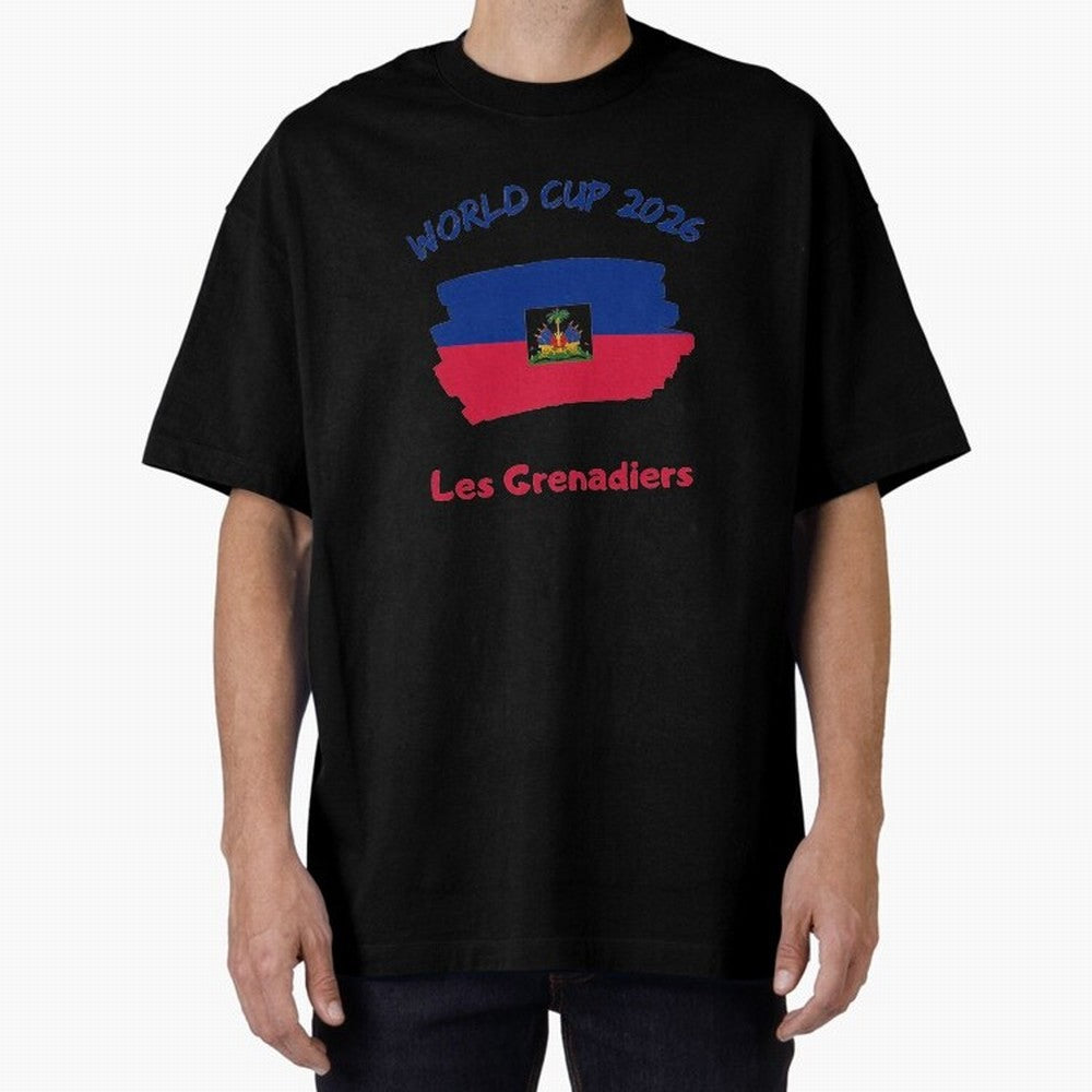 Haiti Football Fan Haitian Soccer Supporter National Team Pride Caribbean 2026 T-Shirt_90544900 Classic T-Shirt Follow FIFA World Cup 2026 Group Stage Spirit, Celebrating Germany, Neymar, Soccer Culture, Superstar Moments, National Team Dreams and